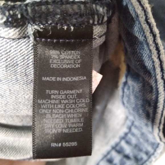 EXPRESS rose embroidered denim jacket - Picture 12 of 15